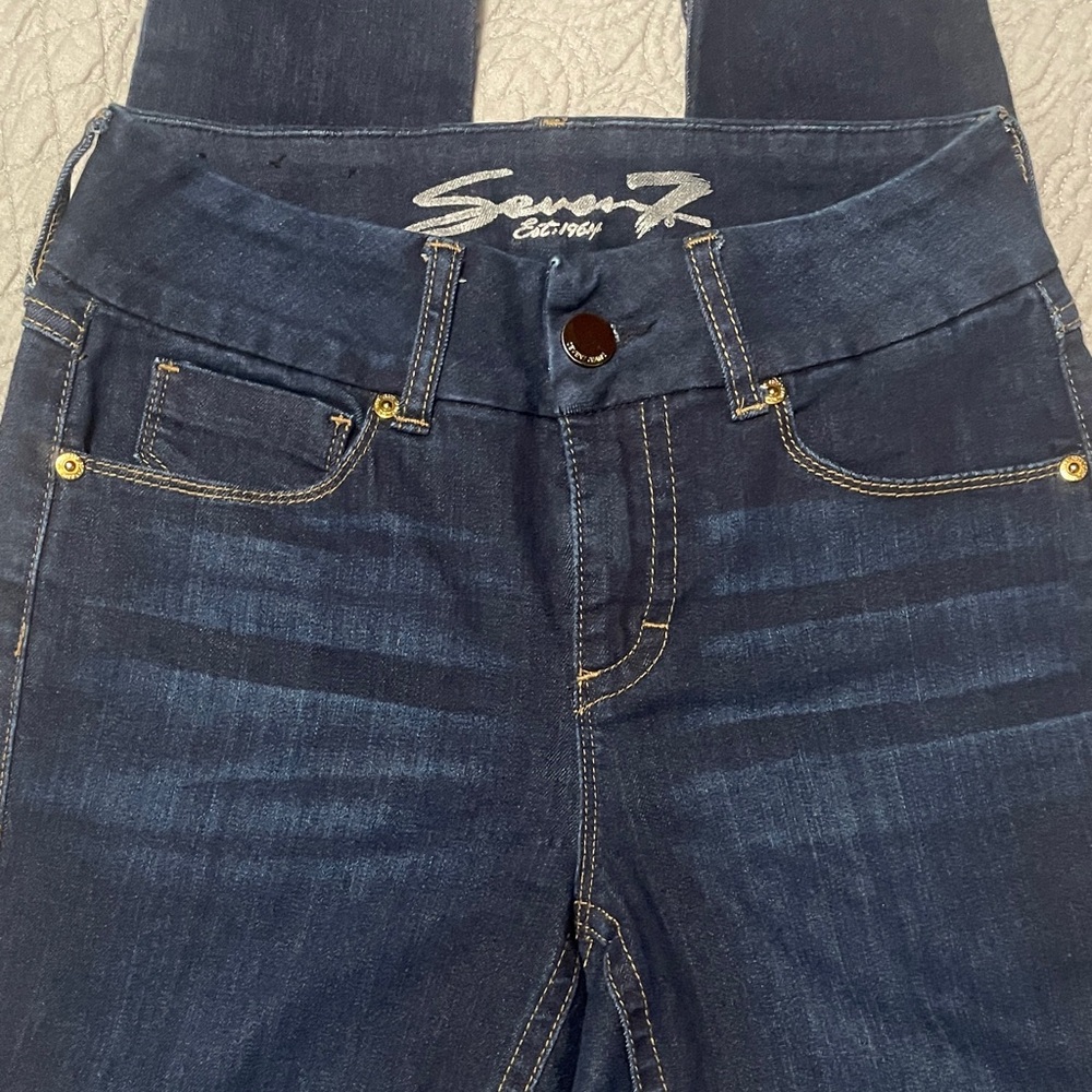 Seven7 Women's Skinny Jeans - Midnight Blue